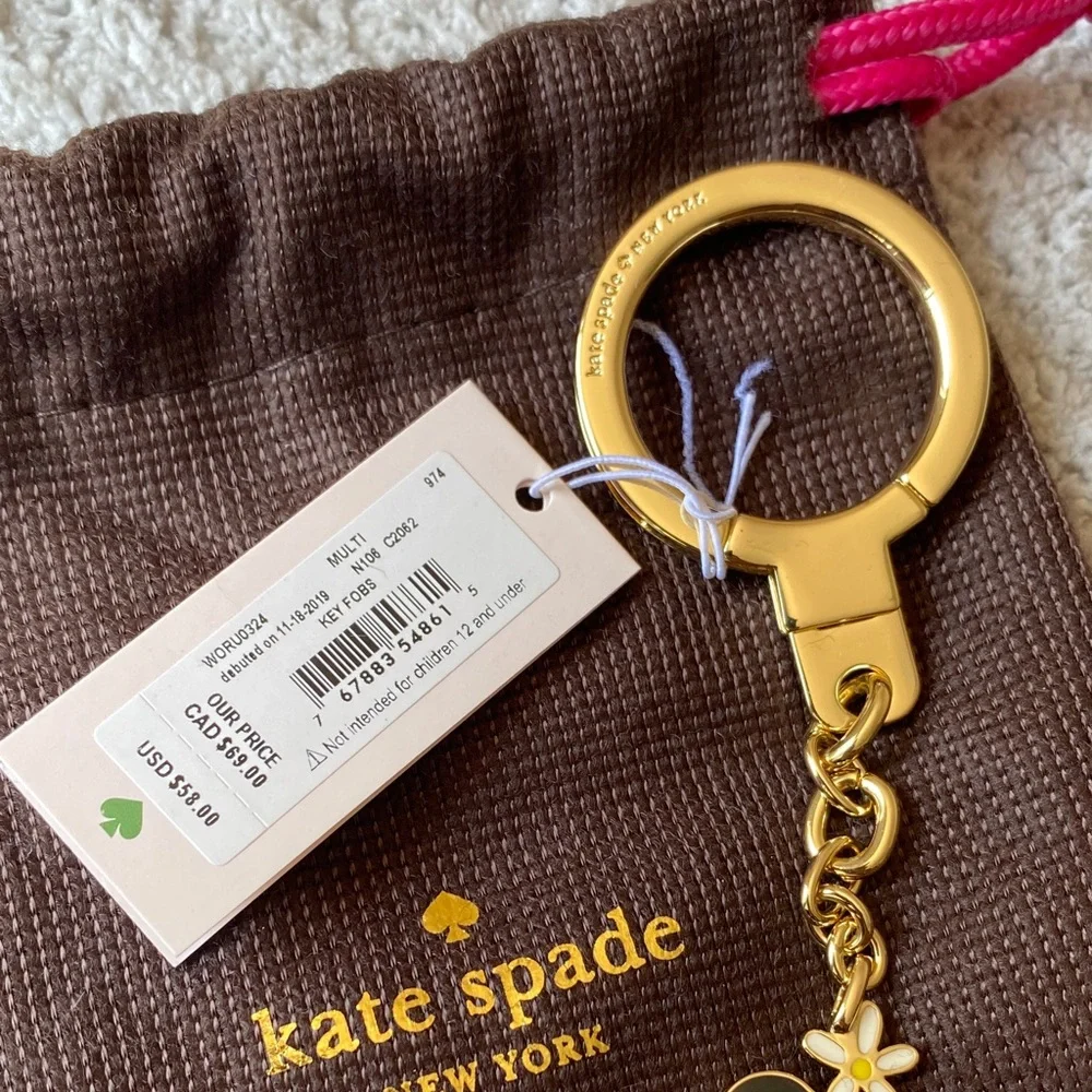 Kate Spade Minnie Mouse Key Fob - Picture 3 of 6